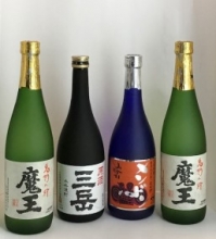 特15）魔王②・メンドン・三岳原酒　720ml×4本ギフト