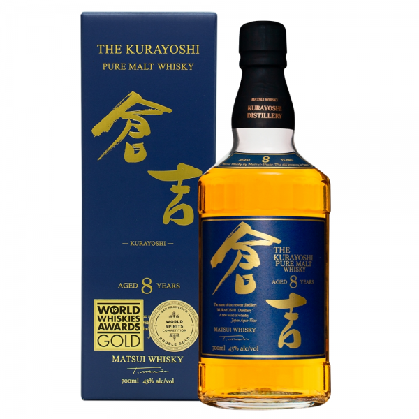 ピュアモルトウイスキー 倉吉8年 700ml｜こだわり酒類専門