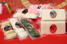 ねばり餅、濃厚よもぎ餅、あわ餅セット(送料込み）