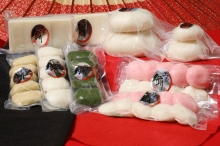 ねばり餅、濃厚よもぎ餅、あわ餅、鏡餅セット（送料込み）