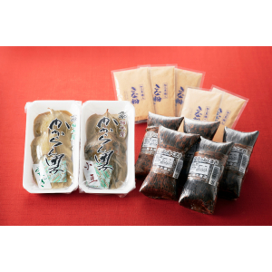 ミニあくまき5本きな粉5個とかからん団子（あずき、よもぎ）セット（送料込み）